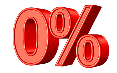 cero por ciento en financiación